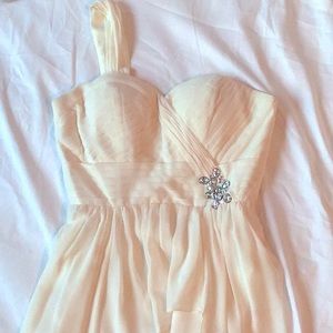 Cream White Formal Dress